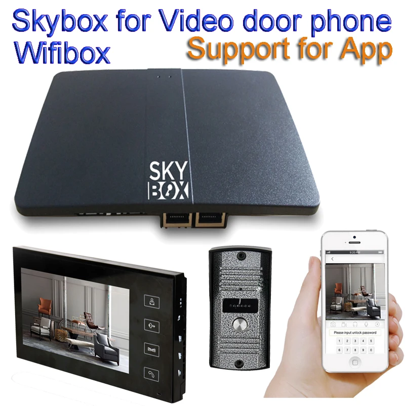  Wireless WiFi IP BOX For Video Doorphone Doorbell Building Intercom System Control 3G 4G Android iP - 33010429736