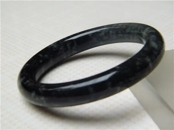 

FREE SHIPPING>>>@@ NEW CHINA DUYU JADE JEWELRY 100% NATURAL BEAUTIFUL GREEN JADE BRACELET 59MM NEW