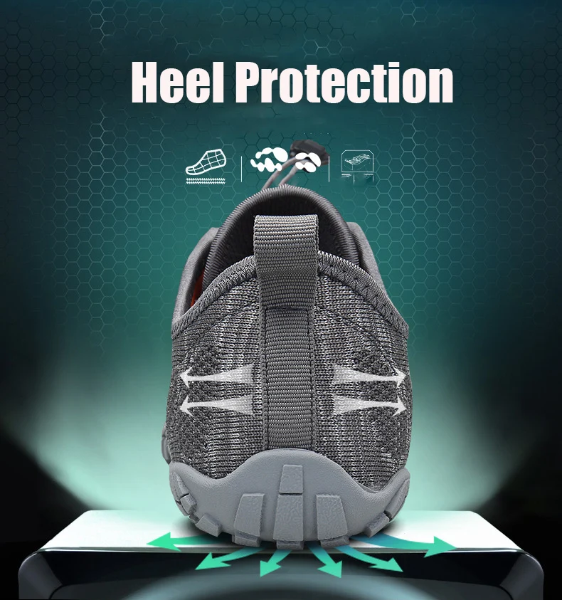 Masculino ao ar Sapatos de Água do Aqua Tênis para Homem Sapatos de Praia Verão Livre Descalço Cinco Dedos Caminhadas Rio Trekking Pesca Tênis Homem 9 Esporte e Lazer