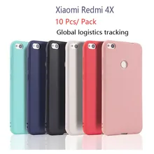Для Xiaomi Redmi 4X Прозрачный ТПУ и матовая задняя крышка для Redmi 4X Redmi4X кожаный узор защита кожи Мягкий силиконовый чехол 10 шт