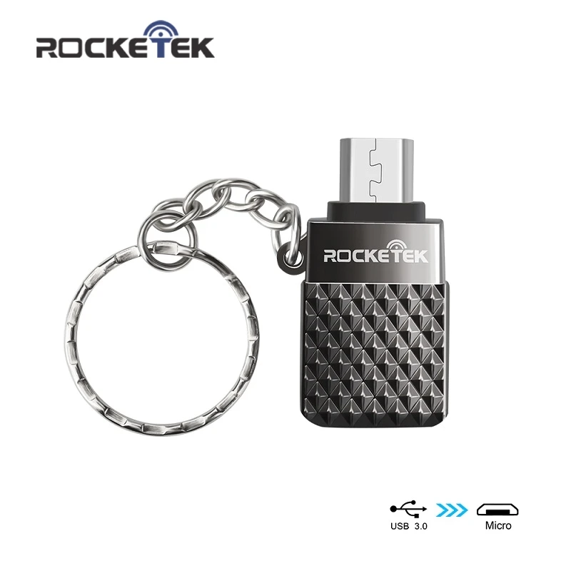 Rocketek микро USB OTG адаптер алюминиевый Аксессуары Мужской конвертер для samsung Xiaomi LG huawei Android мобильный телефон
