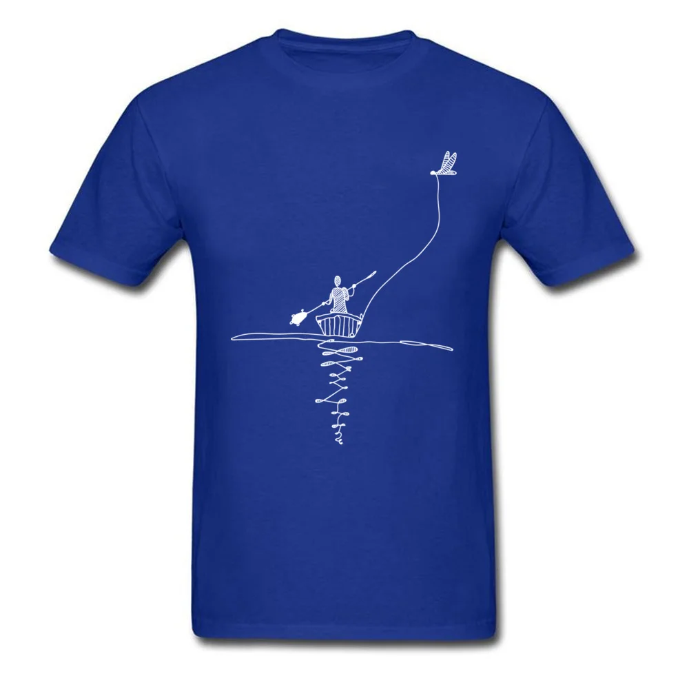 Man Bird Canoe_blue