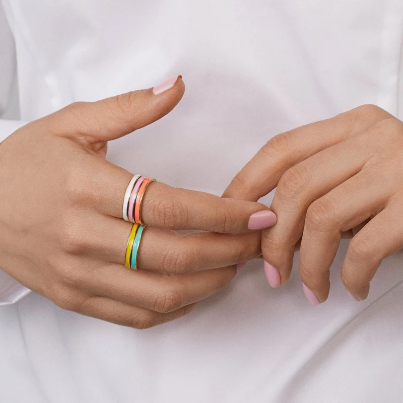 PPG& PGG модные ювелирные изделия оптом 5 цветов кольца капельного масла Новое Поступление Женское Обручальное кольцо женские ювелирные изделия дропшиппинг