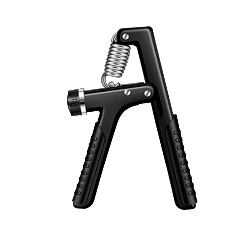 5-60 kg Adjustable Sport Hand Grip Strengthener for Finger Wrist Force Arm Muscle Strength Training - Color: Black