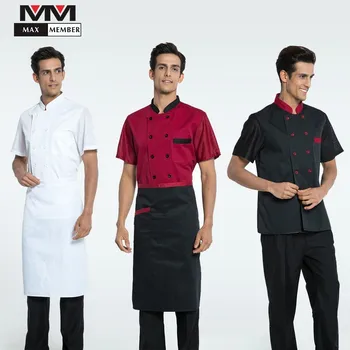 

Wholesale Chef Uniform Koks Kleding Breathable Mesh Unisex Shirt Men Women Kitchen Custom Cook Jacket Restaurant Professionnel