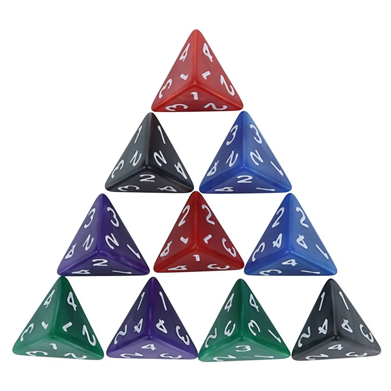 Digital Dice For TRPG Game Dungeons & Dragons Polyhedral D4-D20 Multi Sided Acrylic Dice A perfect gift 6710pcs dice #2h07 (4)