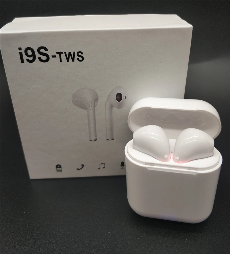 New I9S TWS Bluetooth 5.0 Wireless Earphones Headsets Earbuds With Charge Box For IPhone Samsung Xiaomi Huawei LG Moblie Phones New I9S TWS Bluetooth 5.0 Wireless Earphones Headsets Earbuds With Charge Box For IPhone Samsung Xiaomi Huawei LG Moblie Phones