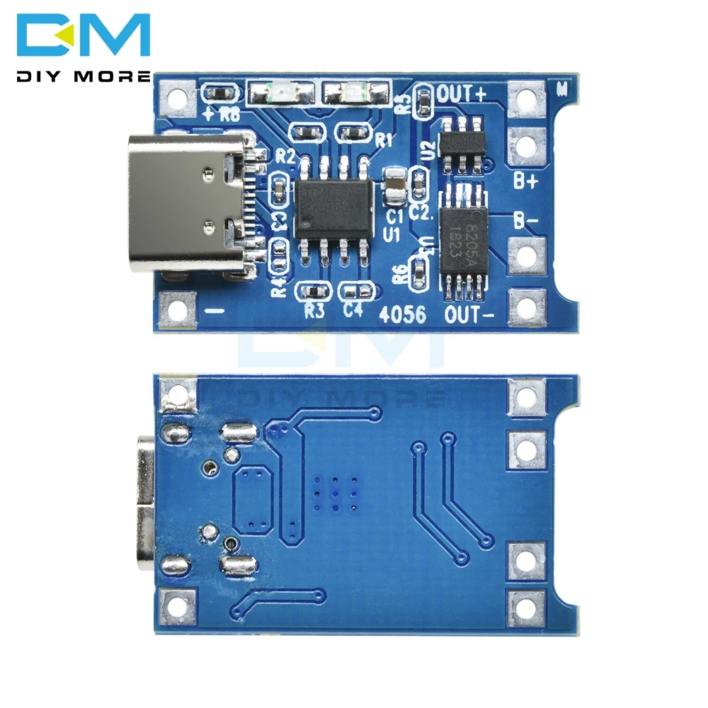 Тип-c/Micro/Mini USB 5V 1A 18650 TC4056A литиевая батарея зарядная плата модуль с защитой двойные функции 1A li-ion