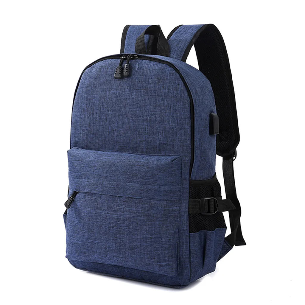 Modish брендовый мужской деловой повседневный рюкзак для ноутбука, Студенческая сумка, уличный рюкзак для путешествий с USB, дропшиппинг, bolso mochila mujer