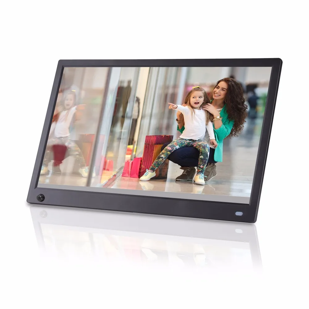US $128.25 New design 156 inch IPS Motion sensor Full viewing angle 1920X1080 Support HD input picture video player digital photo frame