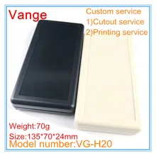 2 шт./лот портативный электронный Электрический корпус антиблокировочной системы пластик Корпус diy 135*70*24 мм батарея чехол для контроллера оборудования