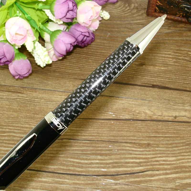 Luxury 2pcs / Lot Classic Office & School Writing Stationery Gift Sets Ball Pen & Mechanical Pencil Carbon Fiber Twin Pen Sets Luxury 2pcs / Lot Classic Office & School Writing Stationery Gift Sets Ball Pen & Mechanical Pencil Carbon Fiber Twin Pen Sets