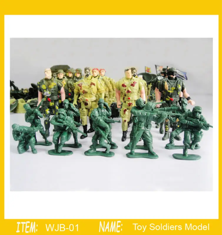 80/PCS Nostalgic toys World War II soldier military toys kit Action