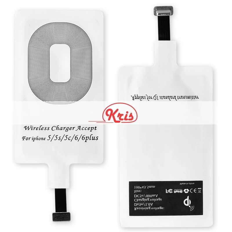 

1pcs freeshipping Universal Qi Receiver Wireless Charging Receiver Pad Coil USB Receptor Adapter TYPE Port Micro Port Magic Tags
