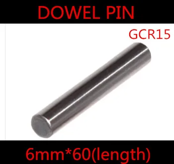 

20pcs/lot High Quality 6 x 60mm 6*60mm 6mm GGr15 Bearing Steel Round Dowel Pin Length 60mm