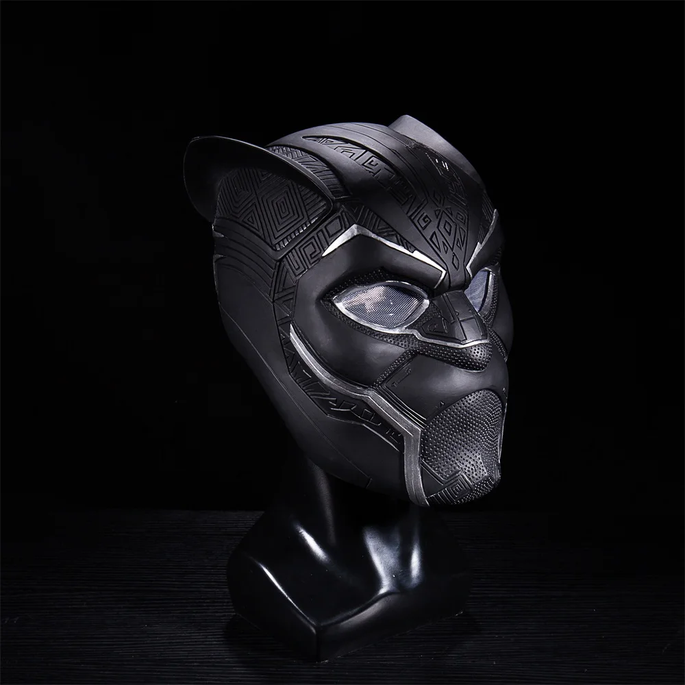 2018 Movie Infinity War Black Panther Helmet Cosplay Superhero Mask Halloween Matte Mask Halloween Party (3)