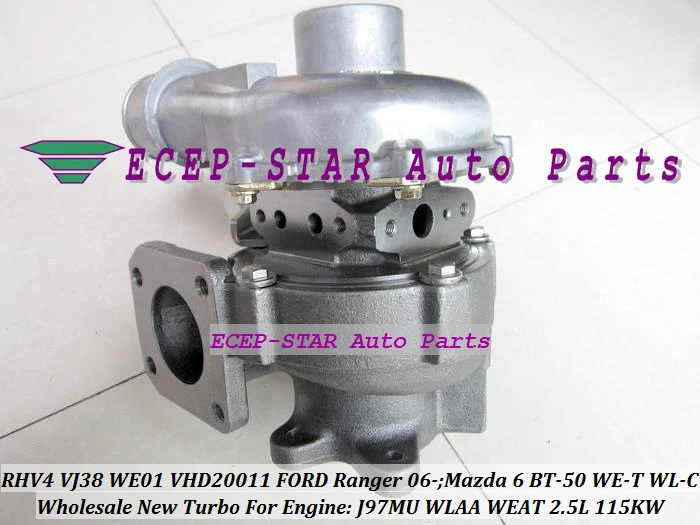 RHV4 VJ38 WE01 WE01F VCD20011 Turbocharger Turbo For FORD Ranger WLAA WEAT 06- For MAZDA 6 BT50 BT-50 2007- WE-T WL-C J97MU 2.5L 115KW (6)