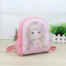 Высокое качество детская одежда с принтом героев из мультфильмов для маленьких девочек рюкзак из искусственной кожи, для детей, школьный мини плюшевые рюкзаки подарок для детей Популярные FA$1