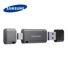 USB флеш-накопитель SAMSUNG 32 ГБ, 64 ГБ, 128 ГБ, 256 ГБ, двойной порт, флеш-накопитель USB3.1, Тип C, тип A, флешка, карта памяти для смартфонов, планшетов