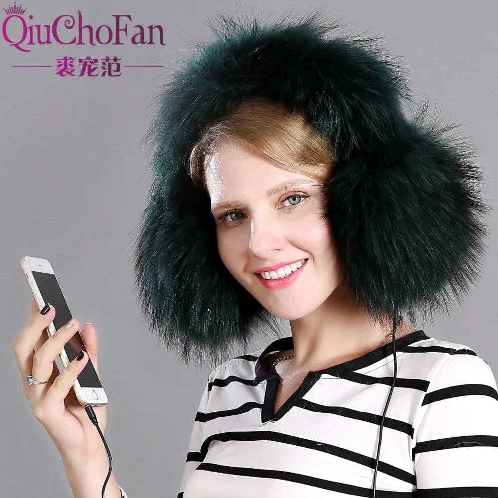 

Winter womens earmuffs real fox fur earmuffs winter earmuffs comfortable warm wear earphones ear warm ladies adjustable