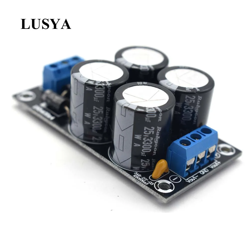 

Lusya Amplifier Rectifier Filter Board 4x4700UF/4x3000uf Large capacitor Full Bridge Filter Amplifiers Finished board