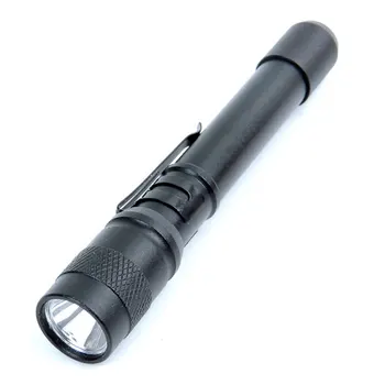 

3W High Power LED Hard Light Flashlight Black Electric Torch 10pcs