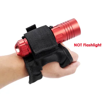 

Hand Free Durable Adjustable Light Holder Portable Holster Soft Glove for Scuba Dive Diving Underwater LED Torch Flashlight
