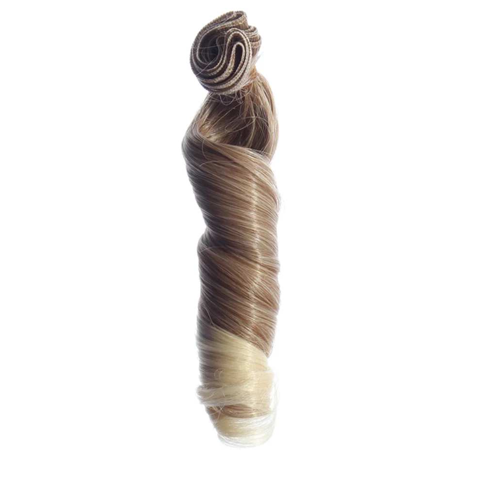 15cm doll hair Кукольный парик 15 см* 100 см, римские кудрявые высокотемпературные волокна, BJD, SD парики, сделай сам, волнистые волосы, аксессуары для кукол - Цвет: 15cm doll hair