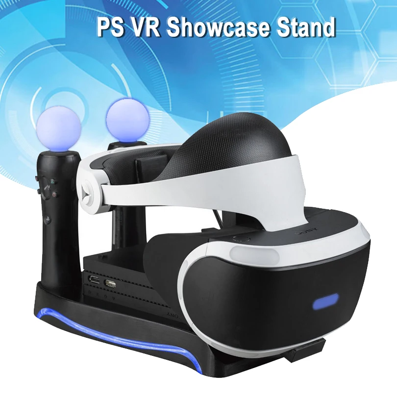 

PS4 PS Move VR Charging Storage Stand PSVR Headset CUH-ZVR2 2th Bracket for PS VR Move Showcase