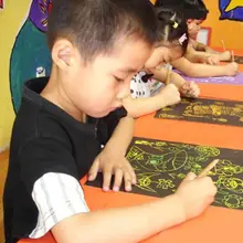 10 шт. соскабливающая бумага для рисования Обучающие игрушки экологическая Волшебная вертушка художественная бумага для рисования размер 18x25 см