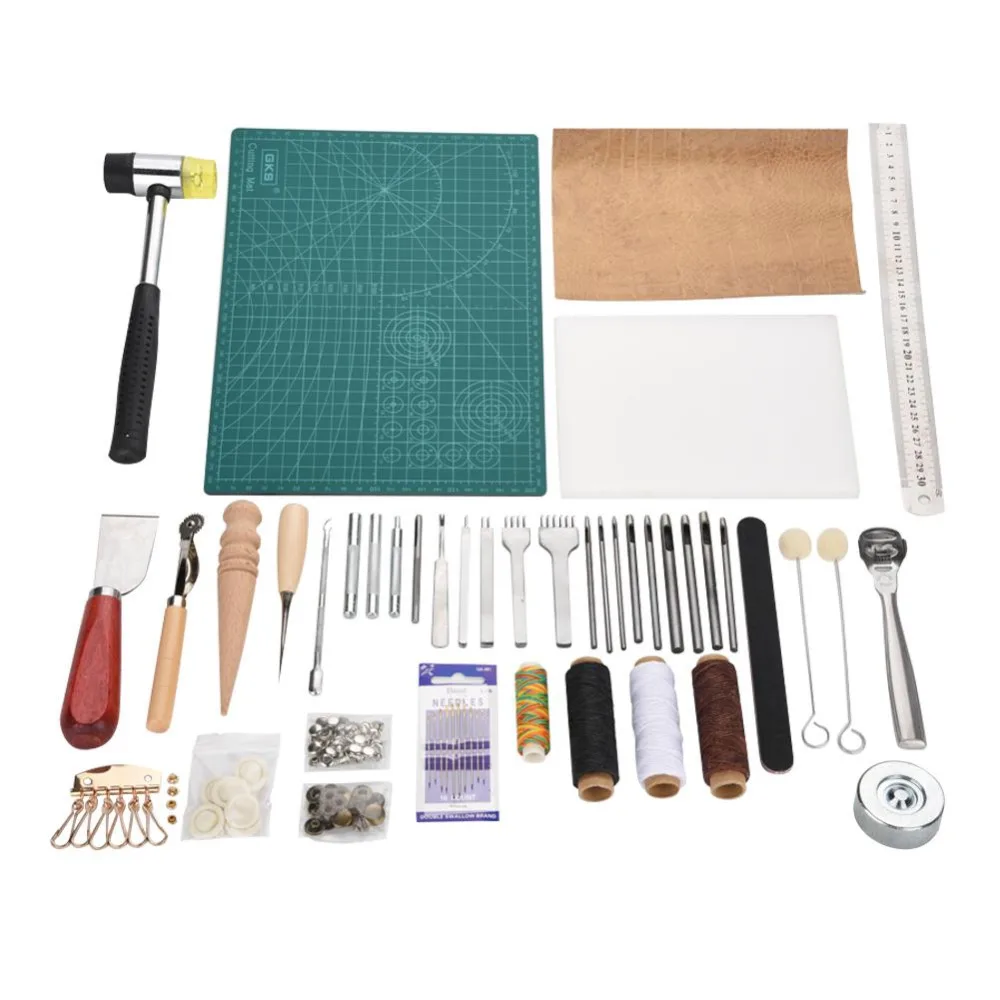 42pcs/Set Stitching Working Stitching Groover Sewing Leather Craft
