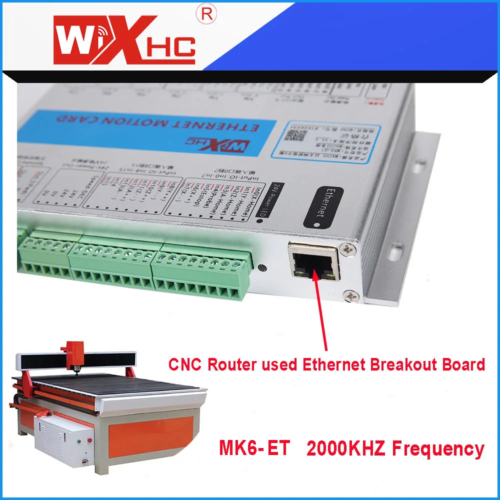 Новая 6 осевая коммутационная плата XHC Ethernet Mach3|board board|breakout board axis |