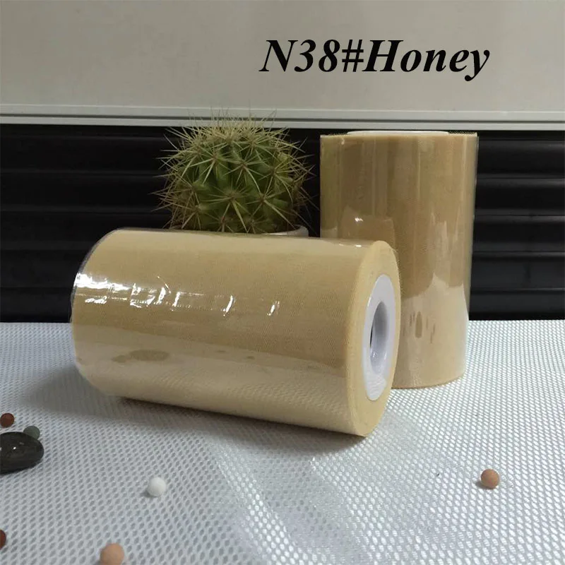 

/ 6 inch Tulle Rolls 15cm x 100 yards Fabric Honey Color Tulle Spool