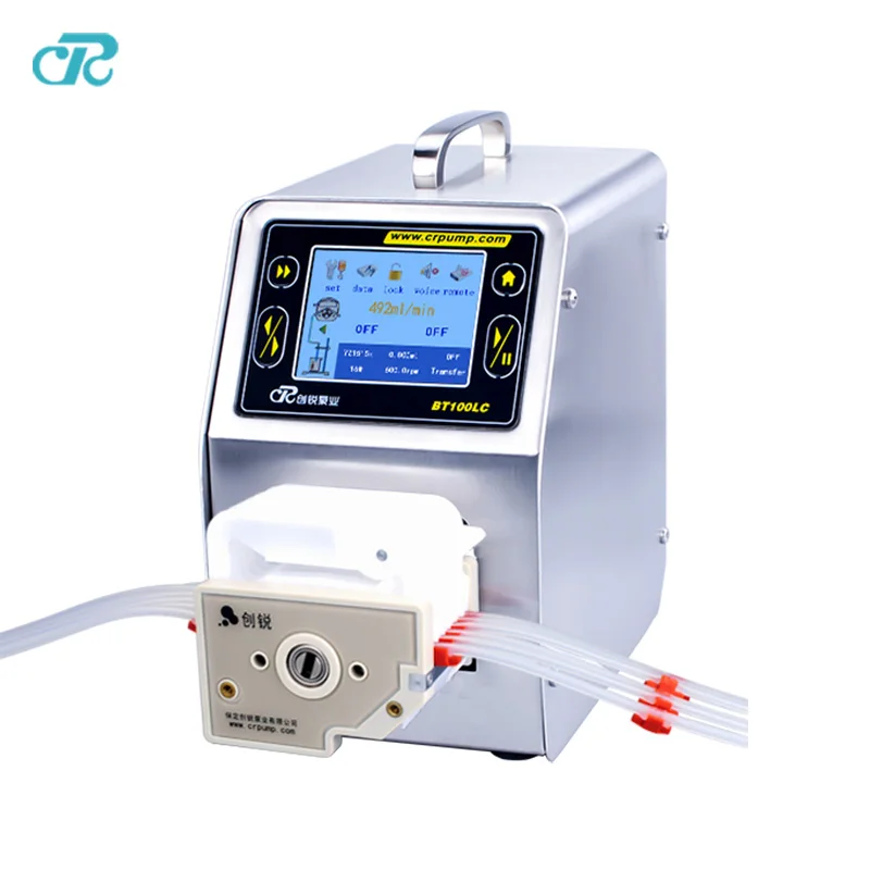 

Lab use touch screen intelligent Peristaltic Pump Professional Manufacturer small flow pump
