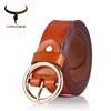 COWATHER women belts cow genuine leather good quality alloy pin buckle fashion style design cinto feminino original brand NS001 ► Photo 3/6
