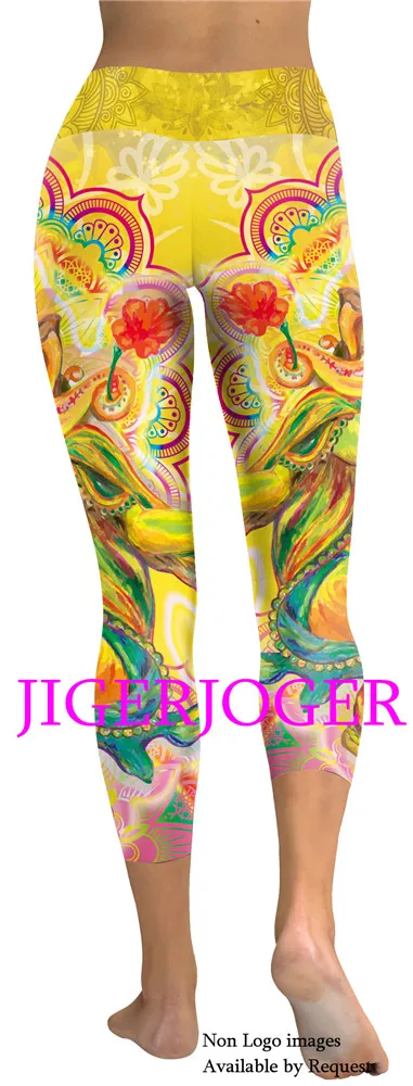 Yellow Ganesha Capris (2)