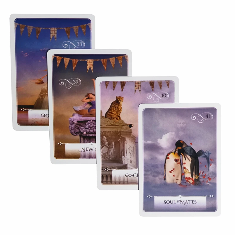 2019 New  knowledge oracle cards 52 cards/set  English mysterious fortune tarot cards game for girls family card game