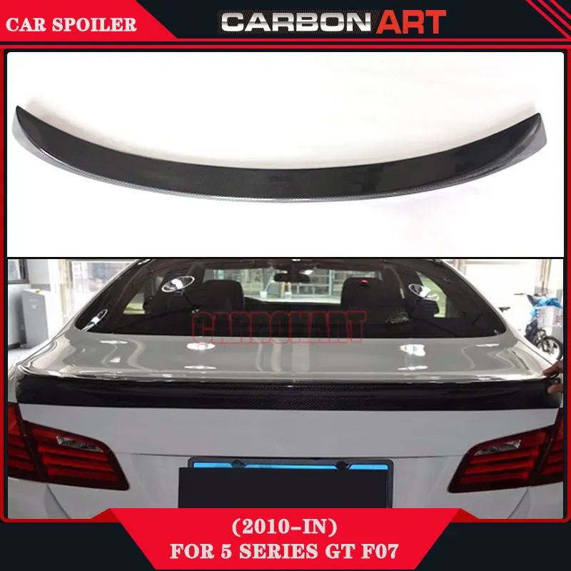 5 series gt f07 AC style carbon fiber gt wing spoiler rear trunk