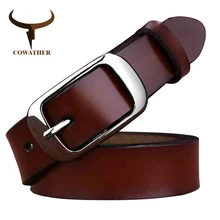 COWATHER Luxury cow genuine leather belt for women new arriving fashion design thin women belts top sell free shipping COWATHER Luxury cow genuine leather belt for women new arriving fashion design thin women belts top sell free shipping