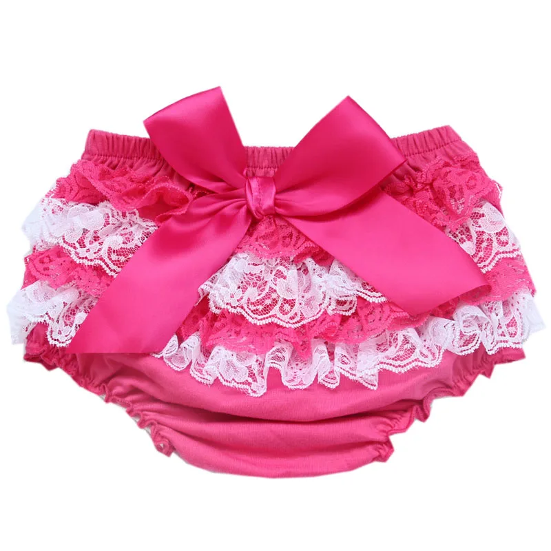Toddler Baby Infant Girl Ruffle Bloomer Petti Short Underwear Diaper Nappy Cover