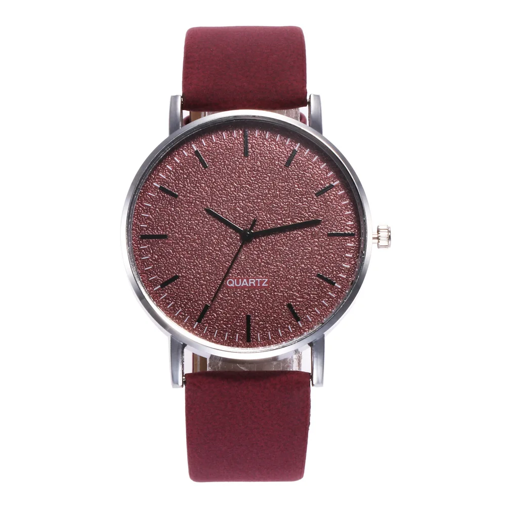 

Sand belt watch simple scale men and women with the same quartz watch