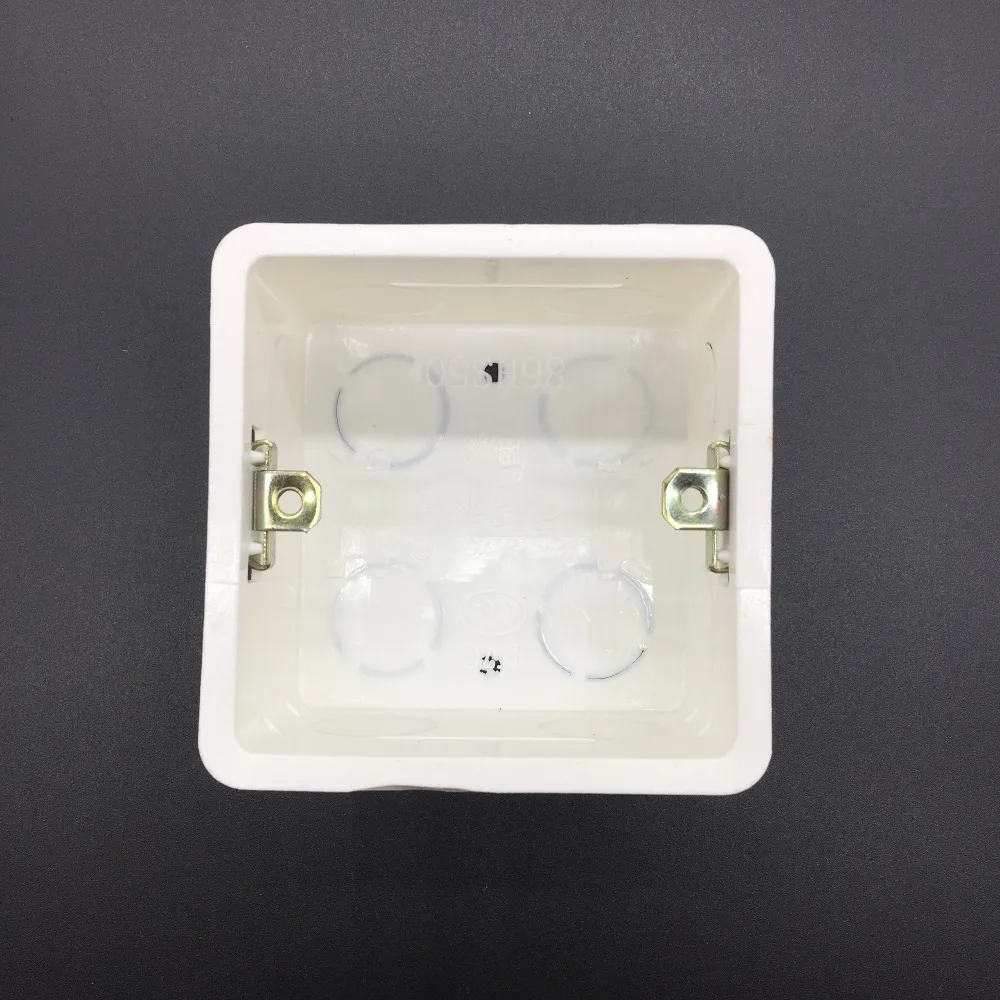 10pcs ABS Plastic Wall Plate wall mount junction box type 86 Switch
