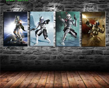 

Storm Troope Star Wars 4 Pieces Canvas Painting Print Living Room Home Decor Modern Wall Art Oil Painting Poster