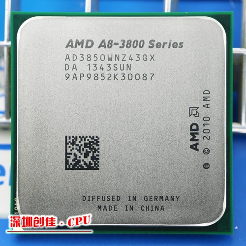Goede Gratis verzending AMD A8 3850 2.9 GHz Quad core1MB 65 W CPU processor FM1 verzending gratis Ge iuml;ntegreerde grafische A8 3850 APU 905 pin 3870 k