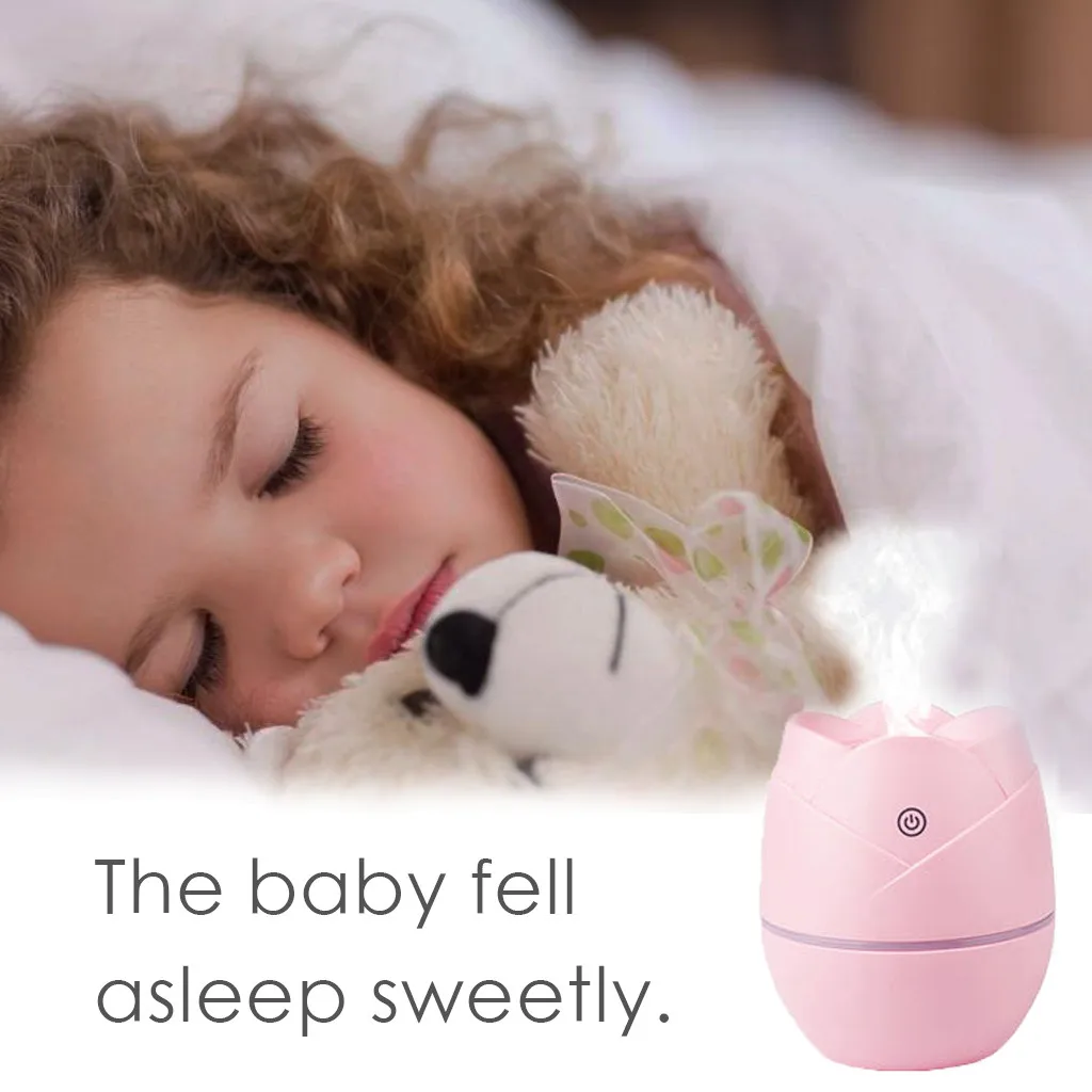 

Humidifier USB Rose Mini Humidifier Air Purifier For Pregnant Women and Infants In Home Mute Air Humidifier Portable May 13