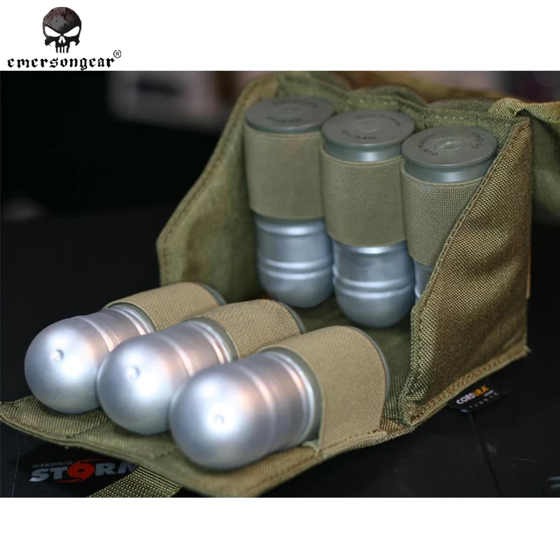 Airsoft military model pouch Tactical pouch SIX PACK FOR 40MM Emersongear EM8509in Pouches from