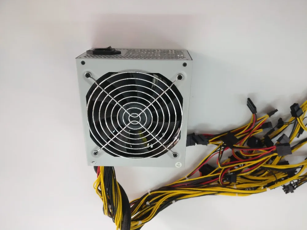 ETH и т. д. Шахтер PSU золото Мощность 1800 W(с кабелем) ETH Майнер Питание для R9 380 RX 470 RX480 6 GPU карты