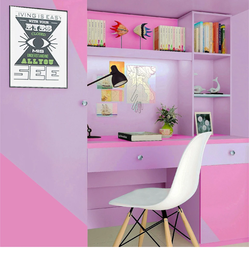 Новая одноцветная самоклеящаяся виниловая обои для гостиной мебель для кухни шкафа водостойкие наклейки из ПВХ мраморная контактная бумага