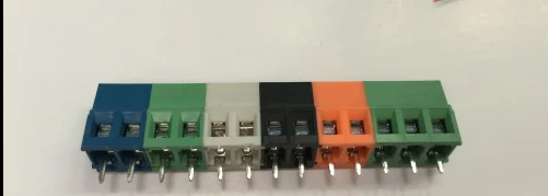 10 шт./лот 2 полюсные клеммы PBC KF/DC128 5 0 мм P могут быть черными синими зелеными