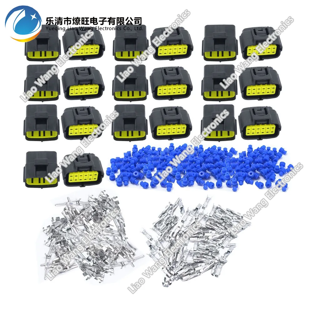 10 комплектов 12 Pin denso DJ71216Y-1.8-11/21 водонепроницаемый Электрический провод разъем